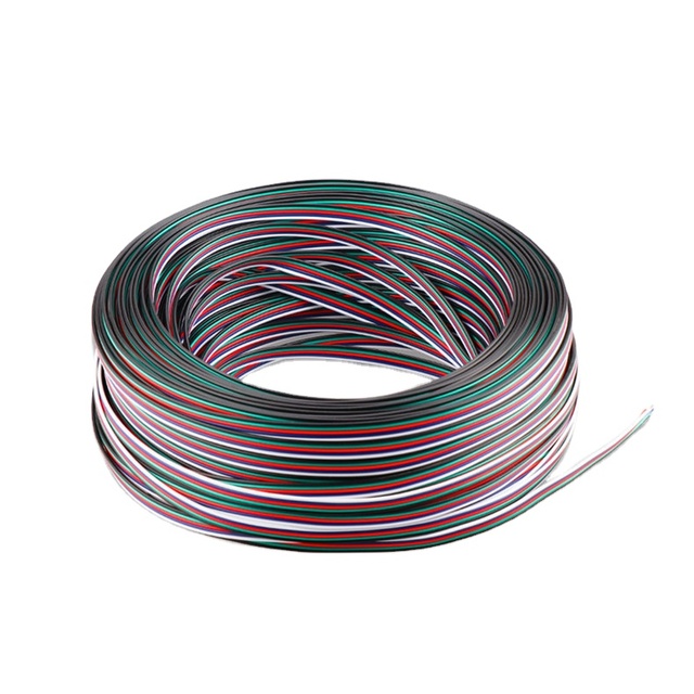 26 AWG 2/3/4/5/6/8/10/12 Cores Copper Wire Conductor Electric Cable Black Wire