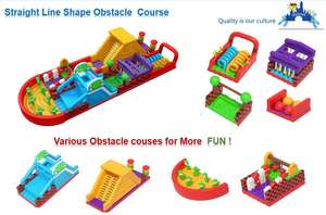 Carrera de obstáculos de Peine inflable grande divertida con material de PVC de 0,9mm y garantía de 3-5 años para eventos de equipo y <span class=keywords><strong>alquileres</strong></span> de fiestas - Product Image 6