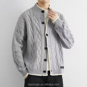 Chaqueta de Lana de Moda para <span class=keywords><strong>Hombre</strong></span> Otoño-Invierno 2025, Chaqueta Cortavientos de Lana Entallada para <span class=keywords><strong>Hombre</strong></span> - Product Image 4