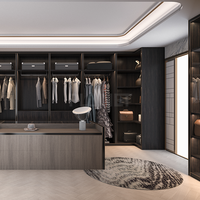Ensemble de meubles de chambre à coucher en bois pour l'achat en ligne, armoire multifonctionnelle, lit et garde-robe sur mesure