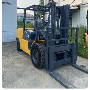 High Quality Used for FD50 Diesel Engine Forklift Manual Stacker Pallet Truck 5TON 4WD 3000mm Lifting Height 6 Month Warranty - Product Image 1