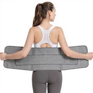 <span class=keywords><strong>Ceinture</strong></span> de soutien lombaire en fibre de polyester respirante et hautement élastique, personnalisée, pour le football, soutien abdominal, toutes saisons - Product Image 1