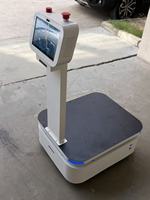 Robot mobile AMR 100 kg avec navigation laser SLAM, évitement d'obstacles à 360° et recharge automatique pour la logistique des usines de fabrication