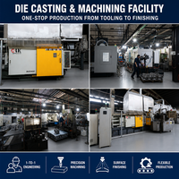 Pièces de fonderie sous pression en aluminium personnalisées OEM ADC12, carter moteur, couvercle de moteur, usinage CNC, traitement de surface, usine