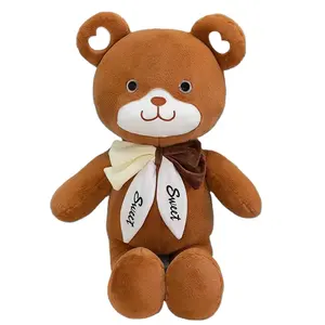 毛绒玩具毛绒毛绒和保暖美容情侣熊抱枕泰迪熊毛绒玩具