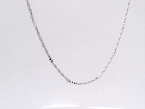 Premium Intricate Braided White Pt950 Fine <b>Rope</b> <b>Chain</b> Necklace Unisex Timeless Luxury Platinum Jewelry - Product Image 5