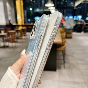 Stile coreano nuovo design Girly increspatura acqua <span class=keywords><strong>bianca</strong></span> custodia per telefono per <span class=keywords><strong>iPhone</strong></span> 17 16 15 14 13 12 <span class=keywords><strong>11</strong></span> Pro Max Carcasa De Celulares - Product Image 5