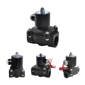 Vanne solénoïde électrique en plastique COVNA DN15 1/2 pouce 2 voies 12V CC normalement fermée pour l'eau - Product Image 1