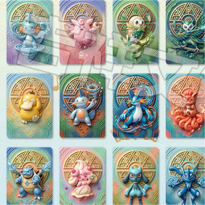 Tarjetas Metálicas en Relieve de Pokémon, Tarjetas Coleccionables de Acero Inoxidable, Tarjetas TCG para Fanáticos, Coleccionistas y Niños, Regalo - Product Image 3