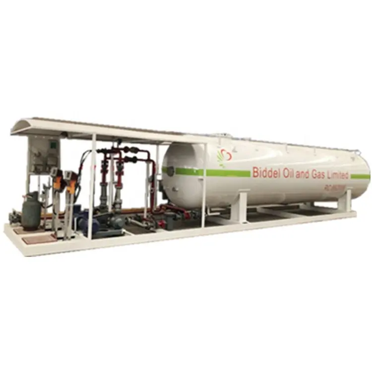 CLW ASME Standard 60cbm /30 Ton LPG/Propane/Butane Storage/Cooking Gas Tank station propane gas skid