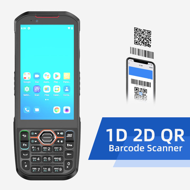 Rugged Android 13 PDA Industrial 2.0 GHz Mobile Data Terminal 1D 2D Barcode Scanner IP67 Handheld NFC Device for Warehouse