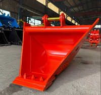 Bucket Alur V RSBM untuk Excavator 6 Ton, Cocok untuk CAT 306 Kubota KX060 Yanmar VIO60 Bucket Trapesium