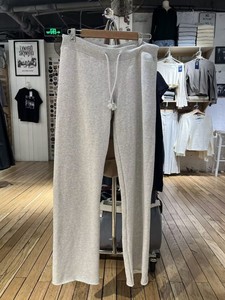 <span class=keywords><strong>Pantaloni</strong></span> Sportivi Stile BM <span class=keywords><strong>con</strong></span> <span class=keywords><strong>Vita</strong></span> Elastica e Coulisse, <span class=keywords><strong>Pantaloni</strong></span> Casual a Gamba Larga <span class=keywords><strong>con</strong></span> Bordi Sfrangiati per Donna - Product Image 1