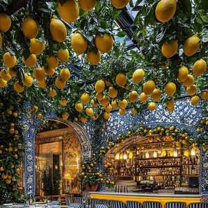 ต้นมะนาวปลอม QQ324 ขายดี ตกแต่งสไตล์อิตาลี เหมาะสำหรับตกแต่งเพดานโรงแรม - Product Image 3