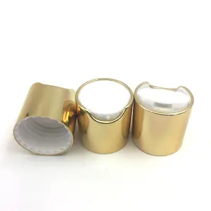 24/410 Aluminium Gold Press kappe Disc Top Cap