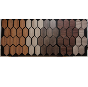 Paneles Acústicos de Pared de MDF Premium, 18 mm de Grosor, 150 mm de Ancho, 2400 mm de Largo, Paneles Decorativos Absorbentes de Sonido para Interiores - Product Image 3