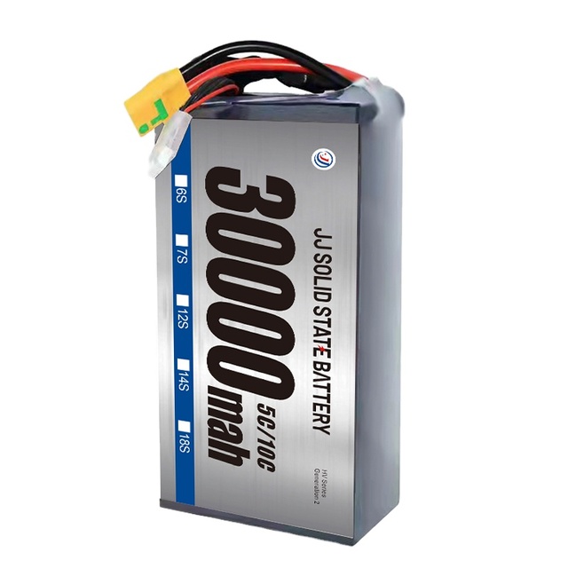 Customized NMC811 Solid State Drone Battery High Energy Density 30000mAh 12S 14S 18S 275WH/kg Solid-State UAV Battery Pack