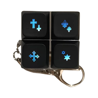 Custom Shape Finger Fidget Button Mechanical Keyboard Keycaps Office Decompression Calming Keychain Gifts For Children Adult