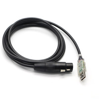 Ftdi Oem Rs485 y 422 RS232 Usb a para consola de sonido Xlr Cable adaptador a macho a Uart Serial Xlr 3pin macho CAT 6 Cooper Esp32 Cable
