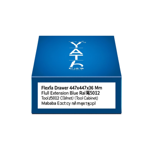 Fami Flexa <b>Drawer</b> 447x447x36 Mm Full Extension Blue Ral5012 <b>Tool</b> Cabinet - Product Image 3