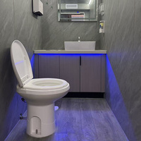 Remorque de toilettes de luxe pour événements extérieurs, mariages sur la plage, fêtes en plein air, diverses applications