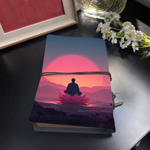 A6 bellissimo taccuino fatto a mano deve avere per gli atleti del College adatto per i registri di allenamento e le note di strategia di gioco con l'uomo Lo - Product Image 3