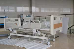 Cama Médica Hospitalaria GINEE con Freno de Control Central de Cinco Funciones y Conexión Suave, Cama Ajustable para Pacientes para Uso Clínico - Product Image 6