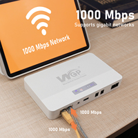 UPS POE uscita DC9V 12V 15V POE 24V 48V USB 5V 10400maAh mini dc ups POE 24v 48V mini ups per router wifi