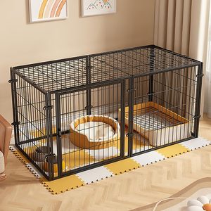 Su misura stile classico in metallo cane cane a prova di fuga Pet <span class=keywords><strong>recinzione</strong></span> per piccoli gatti e cuccioli solido tubo quadrato scatola di imballaggio - Product Image 2