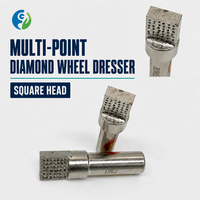 Râpeuse à diamant à tête carrée pour rectifieuse cylindrique sans centre, pour le dressage grossier, l'affûtage et l'élimination des blocages