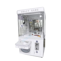 Mini Grue à Pinces pour Enfants, Machine d'Arcade à Monnayeur pour Attraper les Jouets, Petite Machine à Poupées à Vendre
