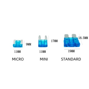 Fusibles para Automóvil 2A 3A 5A 7.5A 10A 15A 20A 25A 30A 35A, Mini, Micro, Estándar, Medianos y Grandes, Kit de Fusibles de Cuchilla - Product Image 5