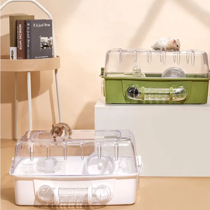 Şeffaf akrilik tünel hayvan evcil hayvan kafesi kafes panoramik ışıklık gine domuz kafesi - Product Image 2