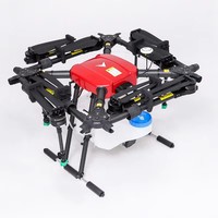 Drone agricole de protection des plantes à 8 axes, pulvérisateur de cultures, moteur, largeur de pulvérisation de 5-6 m, efficacité de 9-11 ha/heure, pulvérisateur agricole pliable