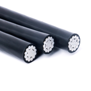 Dây dẫn nhôm ABC Cáp xlpe PE LDPE PVC cách điện overhead Duplex <span class=keywords><strong>Triplex</strong></span> quadruplex dịch vụ thả Cáp 4x70mm2 50mm2 - Product Image 3