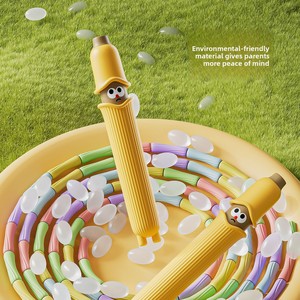 Corde à sauter amusante en forme de joint de bambou <span class=keywords><strong>pour</strong></span> l'école primaire des enfants, fitness et santé, corde d'entraînement <span class=keywords><strong>pour</strong></span> débutants - Product Image 4
