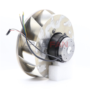 พัดลมแบบแรงเหวี่ยงสามเฟส R2D250-AM20-09 ขนาด 250 มม. 400VAC 2650 รอบต่อนาที 1450CFM 420 วัตต์ ใบพัดโค้งหลัง รุ่น Print Line - Product Image 2