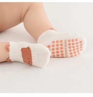 Chaussettes courtes antidérapantes pour bébé, motif animalier de dessin animé, chaussettes bateau pour apprendre à marcher, imprimées jacquard, pour usage intérieur des enfants