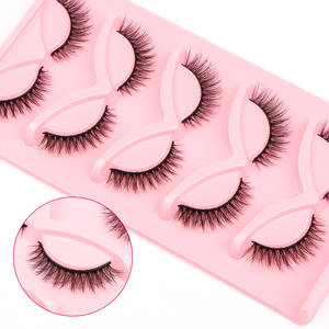 YEGZ-YJ-LN85 8mm capelli sintetici arricciati eco-friendly Vegan in fibra chimica domestica striscia naturale ciglia ciglia - Product Image 3