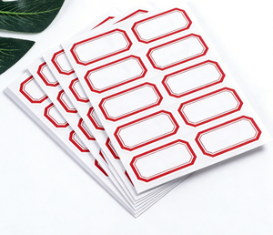 Eco-friendly Cardboard Stickers Detachable Labels Adhesive Business Card Labels Die-cut Blank Labels for Kids Name <strong>Annotation</strong> - Product Image 5