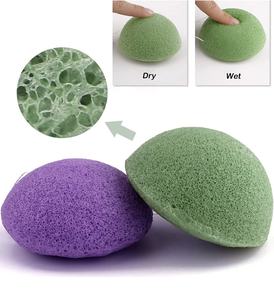 Grande éponge konjac au charbon de bambou naturel japonais pour les soins de la peau du <span class=keywords><strong>visage</strong></span> - Product Image 2