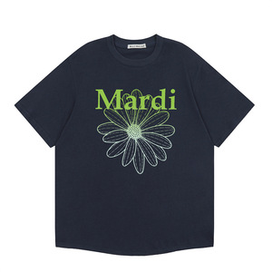 Nueva <span class=keywords><strong>Camiseta</strong></span> de Verano Coreana de Algodón con Estampado de Plantas <span class=keywords><strong>y</strong></span> Flores, Cuello Redondo, Manga Corta, Corte Holgado Informal para <span class=keywords><strong>Mujer</strong></span> - Product Image 6