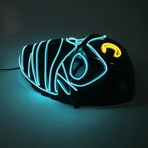 หน้ากากอัศวินซูเปอร์ฮีโร่ทำจากพีวีซีสำหรับเด็กสำหรับงานปาร์ตี้คอสเพลย์โลโก้ดวง<span class=keywords><strong>จัน</strong></span>ทร์ดีไซน์ใหม่ - Product Image 3