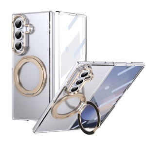 Funda Magnética Plegable 360 para <span class=keywords><strong>Samsung</strong></span> Galaxy Z Fold 8 Ultra PC °   Soporte de Anillo Metálico Giratorio Compatible con Z Fold 7 8, Resistente a Impactos - Product Image 1