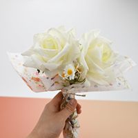 100 Lembar Kertas Tisu Pembungkus Kado Bunga Dapat Didaur Ulang Kemasan Botani Hijau 20x14 Inci Pernikahan Cina