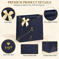 Individuelle Geschenktüten aus Papier mit Goldfolien-Logo und Griffen für Abschlussgeschenke, Lehrer-Wertschätzungen und Schulveranstaltungen