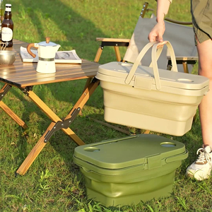 Carclean 2026 – <span class=keywords><strong>Plateau</strong></span> de <span class=keywords><strong>voiture</strong></span> portable tendance <span class=keywords><strong>pour</strong></span> la vente en gros, table pliable en PP <span class=keywords><strong>pour</strong></span> camping extérieur, panier de pique-nique monté sur le volant - Product Image 4