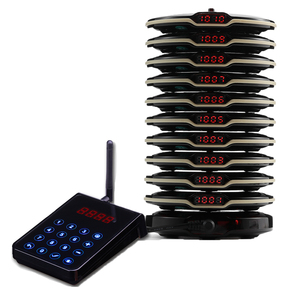 Nhà hàng thức ăn nhanh coaster máy nhắn tin rung cafe buzzer quản lý hàng đợi hệ thống máy nhắn tin 433 transmitter - Product Image 1