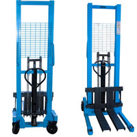 Chariot élévateur électrique portable pour la logistique, chariot élévateur à palettes mobile de 1 tonne