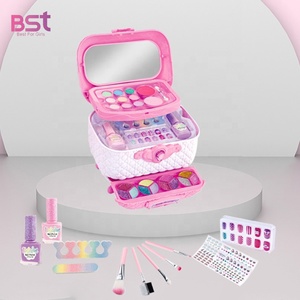 Juego de Maquillaje <span class=keywords><strong>para</strong></span> <span class=keywords><strong>Niñas</strong></span> con Espejo, Estuche de Cosméticos de Princesa de Moda, Precio de Fábrica BST - Product Image 2